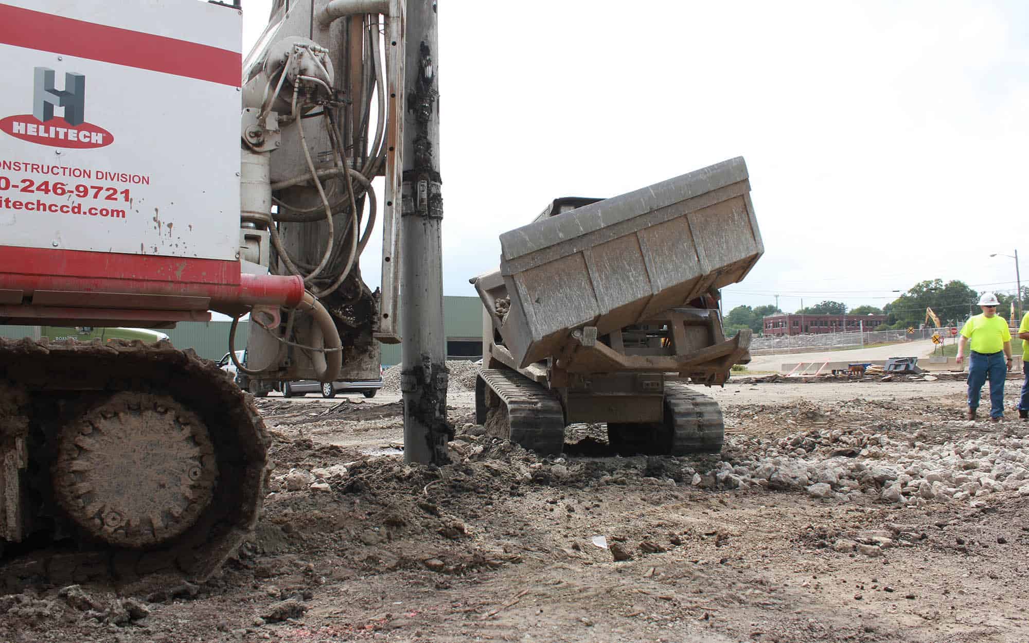 Warehouse Aggregate Pier Case Study CNC Foundations